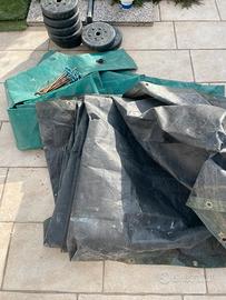 Salsicciotti, pesi, Telo protettivo piscina,