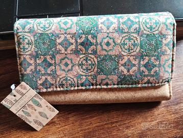 Portafoglio donna in sughero corcho corteça 18x11