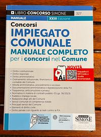 Manuale Simone Concorso Impiegato Comunale