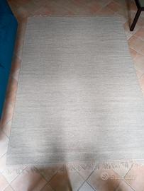  Tappeto in lana color melange - beige cm 160x230