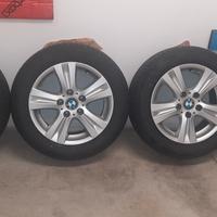  gomme nuove  205/55/16  + cerchi in lega BMW