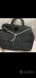 Borsa in fettuccia nero