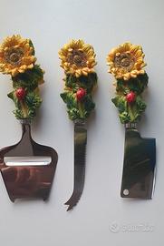 Set di Coltelli floreale Degustazione di Formaggi