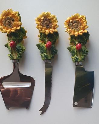 Set di Coltelli floreale Degustazione di Formaggi