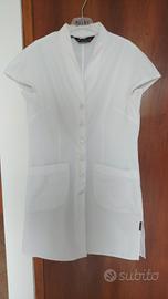 camice bianco manica corta