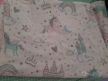 Copriletto bambina unicorno