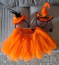 kit Halloween bambina 3-4 anni