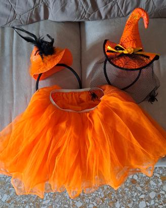 kit Halloween bambina 3-4 anni