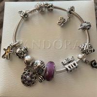 Bracciale Pandora con 11 charms + certificato