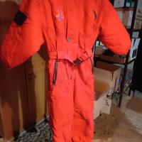 tuta sci intera bambino 6 anni Rossa 116 cm 