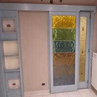 Porta scorrevole in vetro