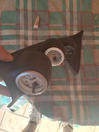 Abarth Fiat 500 pod portastrumenti  con manometri