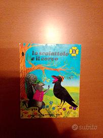 Libro per bambini Lo scoiattolo e il corvo
