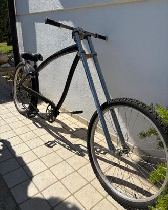 Bici tipo chopper artigianale