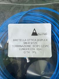 Cavo Fibra ottica SC/PC LC/PC duplex 32 metri