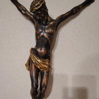CROCIFISSO D'EPOCA IN LEGNO