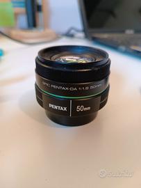 Obiettivo pentax DA 50mm f 1,8 