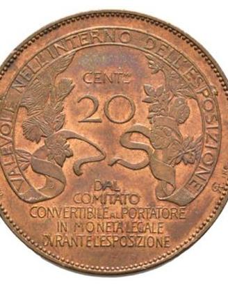 Raro 20 centesimi 1906SPL/FdcVittorioEmanuele III