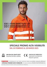 PROMO ABBIGLIAMENTO DA LAVORO ALTA VISIBILITA'