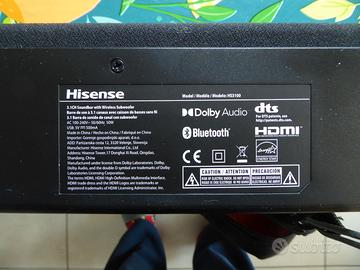 Soundbar Hisense 3100HS