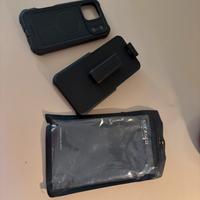 Custodia rugged con clip 360 per iphone 17 pro max