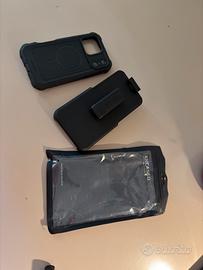 Custodia rugged con clip 360 per iphone 17 pro max