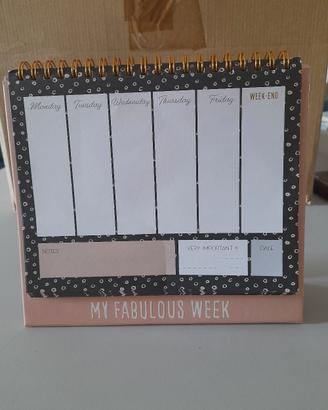 planner settimanale nuovo