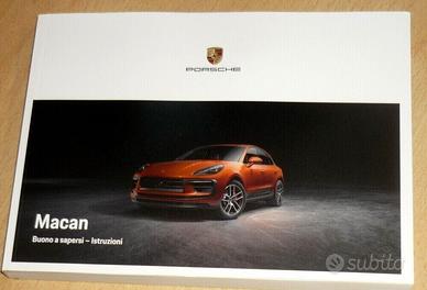 Libretto istruzioni PORSCHE MACAN 2022/2023