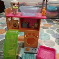 Barbie playset bagnetto cuccioli