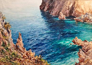 Quadro a olio su tela 