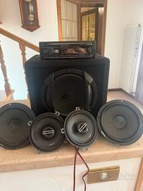 Impianto audio macchina alpine hertz