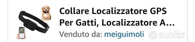 Collare localizzatore gps. 