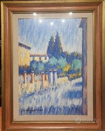 Olio su tela di Dino Migliorini