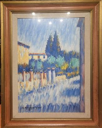 Olio su tela di Dino Migliorini