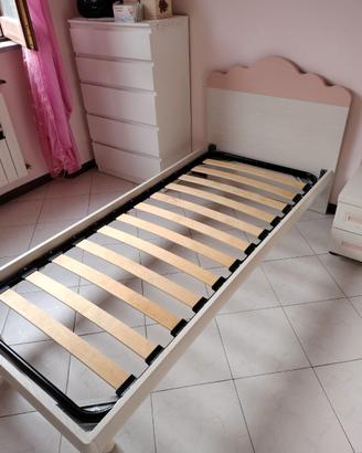 Letto bambina più materasso