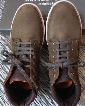 Scarponcini Lumberjack in pelle nabuk uomo 42