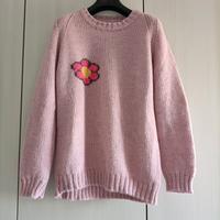 Maglione donna in lana con ricamo