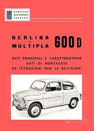 Manuale Officina Fiat Auto Epoca Vari Tipi