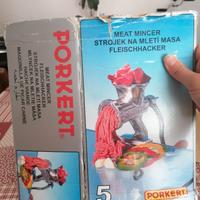 Tritacarne vintage Porkert in ghisa