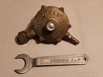 riduttore LIQUIGAS vintage con chiave originale
