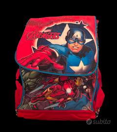 zaino scuola estensibile Marvel Avengers - Nuovo 