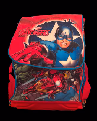 zaino scuola estensibile Marvel Avengers - Nuovo 
