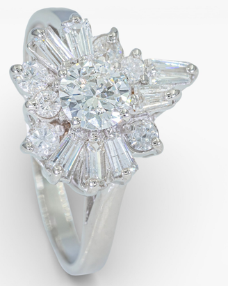 Anello  Oro bianco - 1.00ct.  Diamante (Naturale)