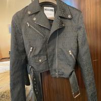 Giacca in pelle moschino