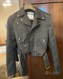 Giacca in pelle moschino