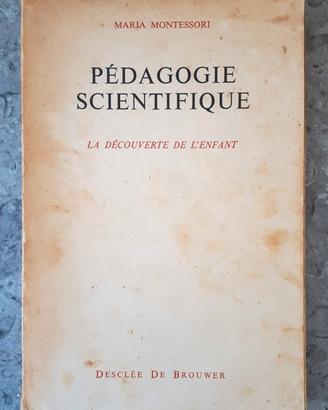 libro maria montessori pedagogia vintage anni 50