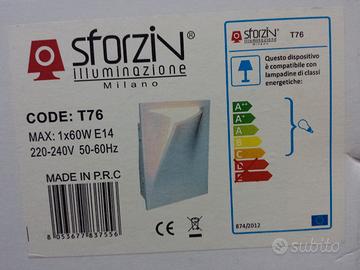 Lampade, breccia nel muro, nuove.