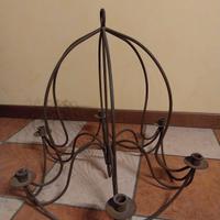 lampadario candelabro ferro