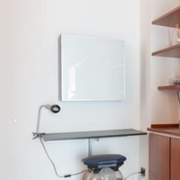 Mobile pensile wenge' con ripiani