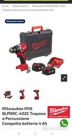 Avvitatore Milwaukee batteria 4Ah